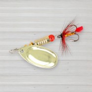 Блешня обертова ZEOX Reactive № 3, 6г, колір 002 Gold